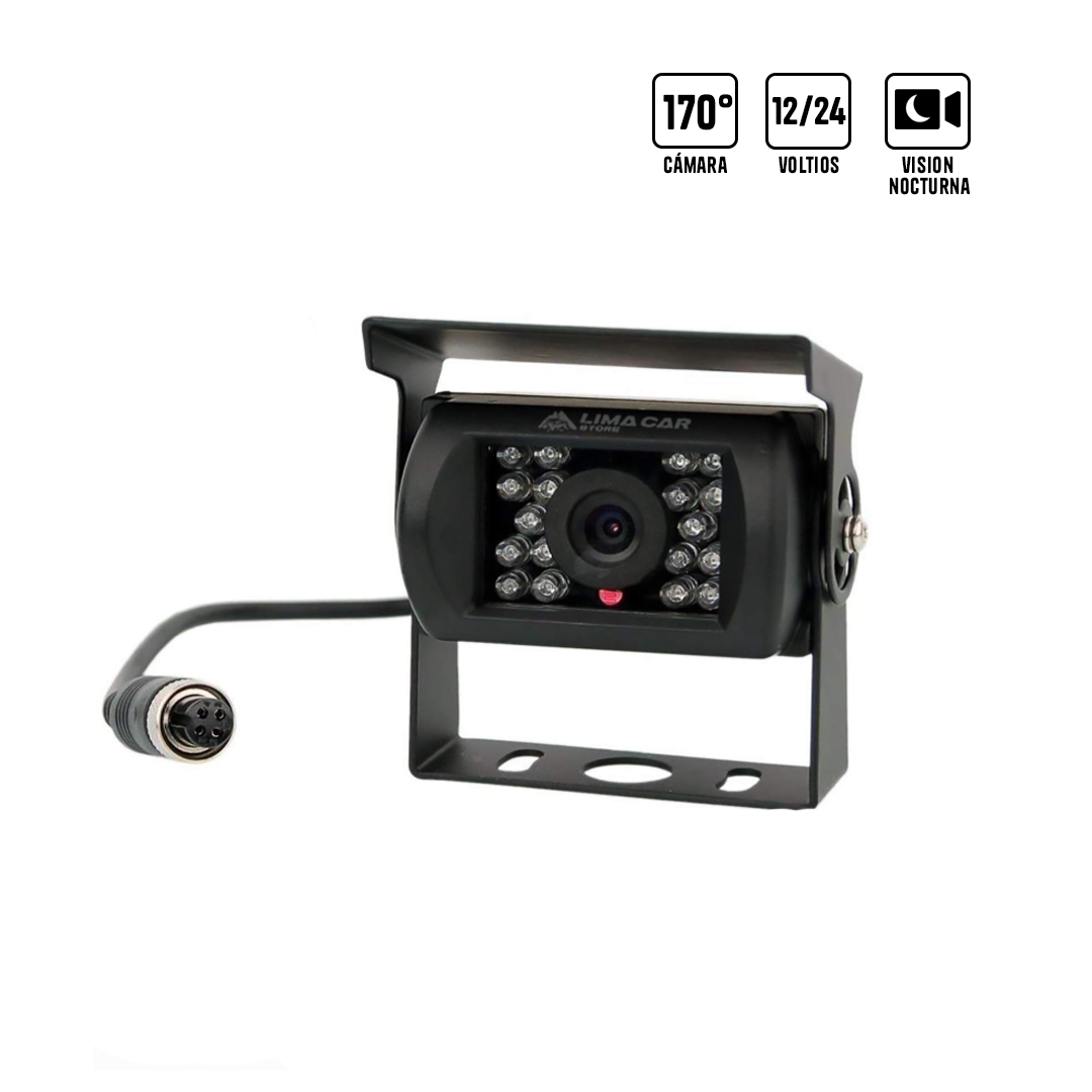 CÁMARA DE RETROCESO PARA AUTO CAMIÓN 12/24V - 1