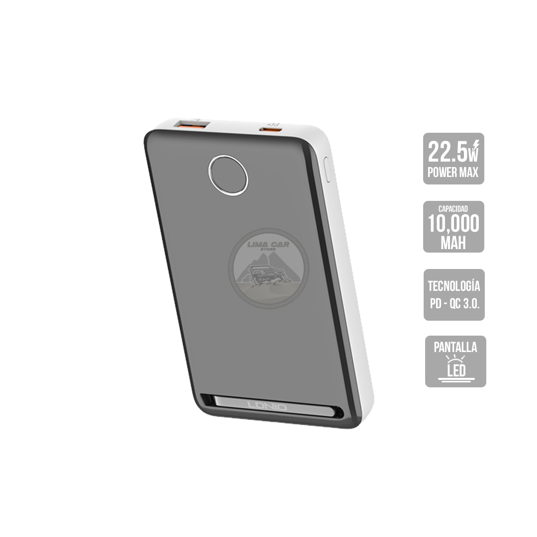 POWERBANK MAGNÉTICO CARGA INALÁMBRICA 10000 MAH 22.5W LDNIO - 1