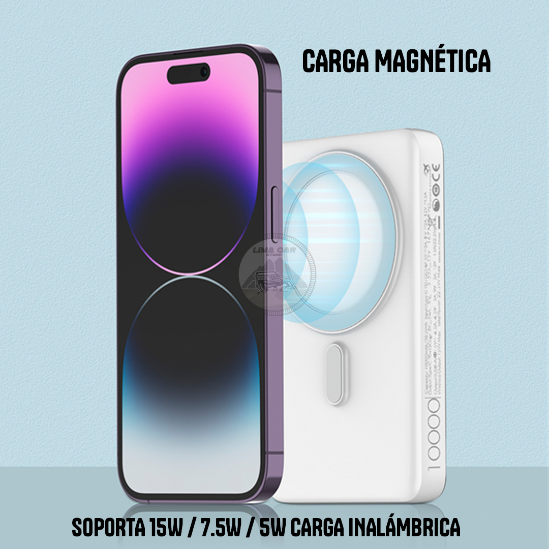 POWERBANK MAGNÉTICO CARGA INALÁMBRICA 10000 MAH 22.5W LDNIO - 2