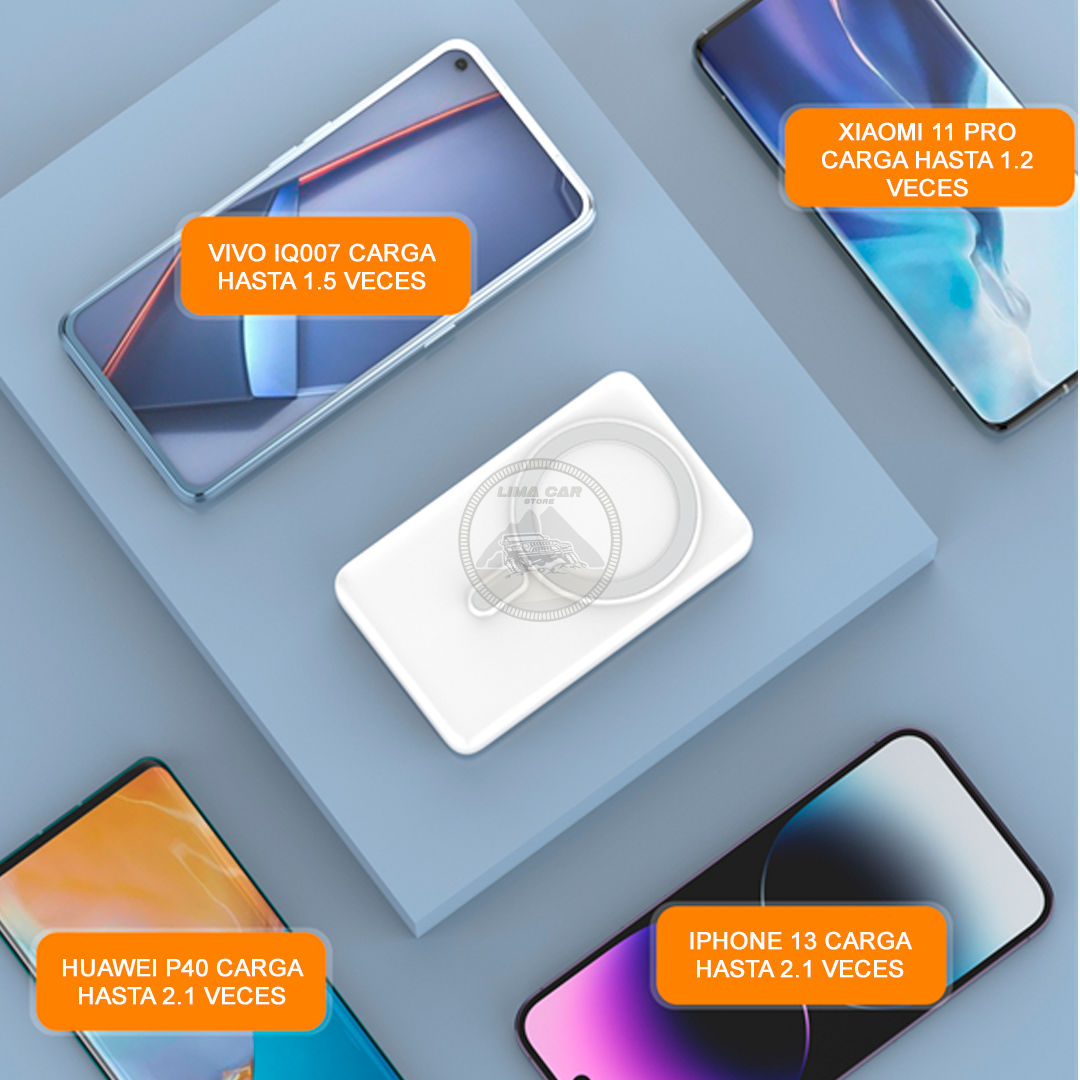 POWERBANK MAGNÉTICO CARGA INALÁMBRICA 10000 MAH 22.5W LDNIO - 6