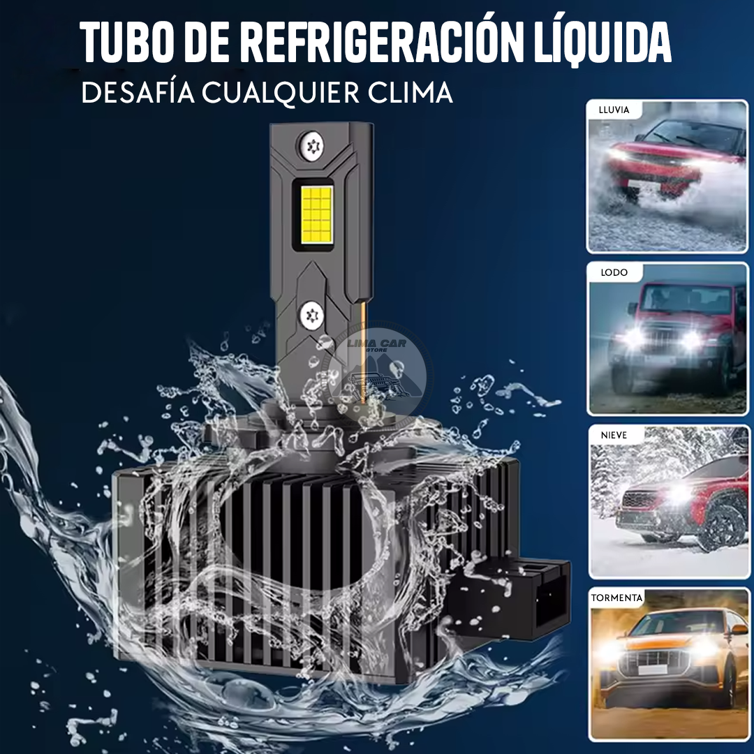 PAR FOCOS LED D5S DUALVISION 28K 12V 280W AUTO CAMIONETA - 2