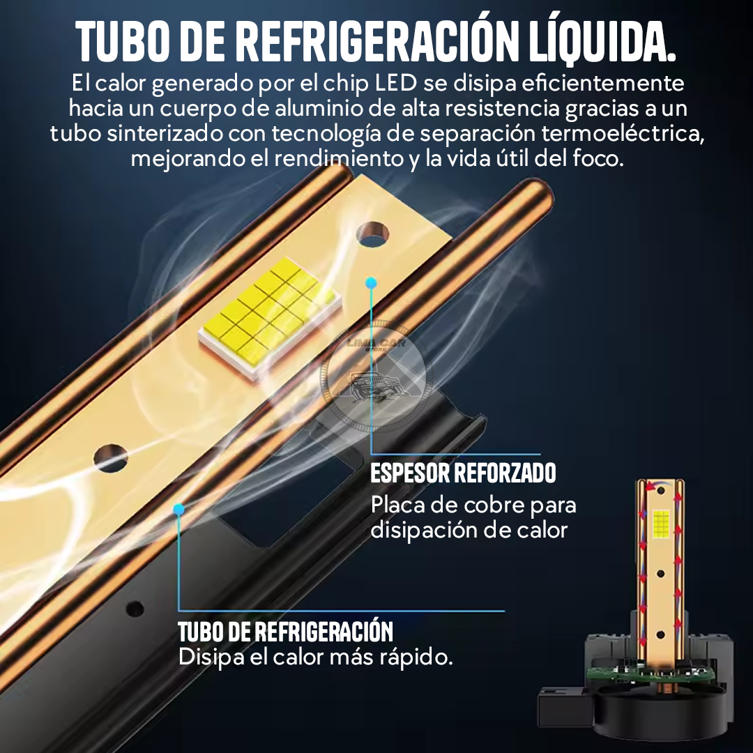 PAR FOCOS LED D5S DUALVISION 28K 12V 280W AUTO CAMIONETA - 3