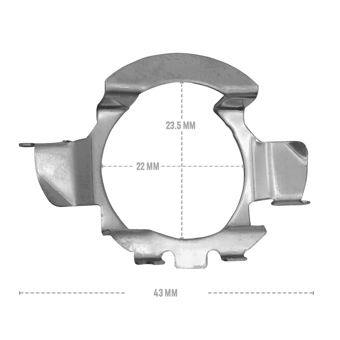 ADAPTADORES PARA FOCO LED H7 2 PIEZAS - 6