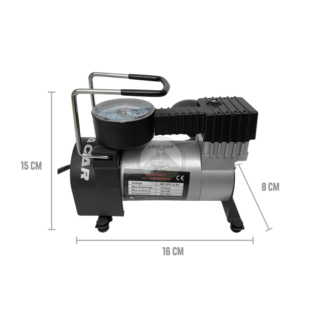 COMPRESOR DE AIRE 1 PISTÓN PORTÁTIL 140 PSI AUTO/CAMIONETA - 4