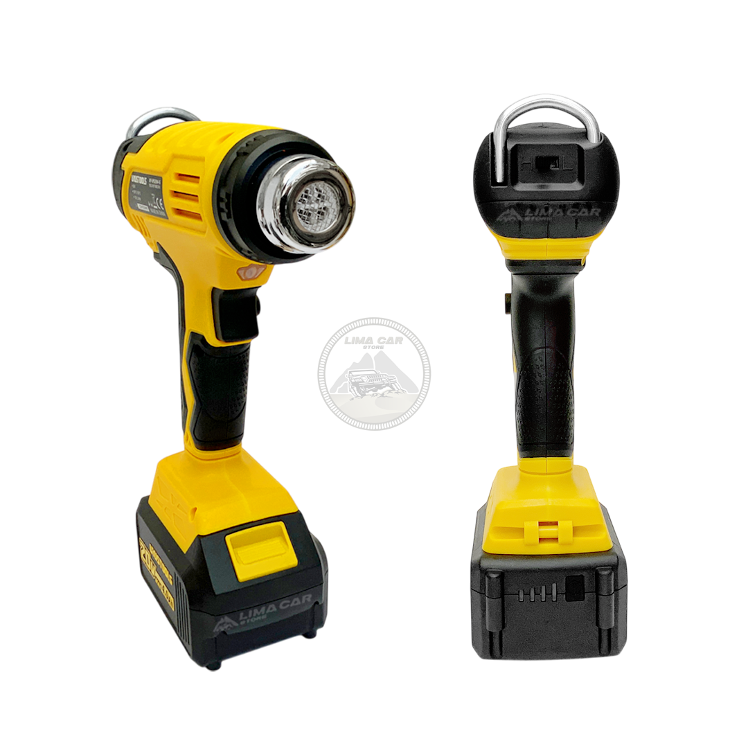 PISTOLA DE CALOR INALÁMBRICA PROFESIONAL 350°C - 550°C 20V 4AH - 2