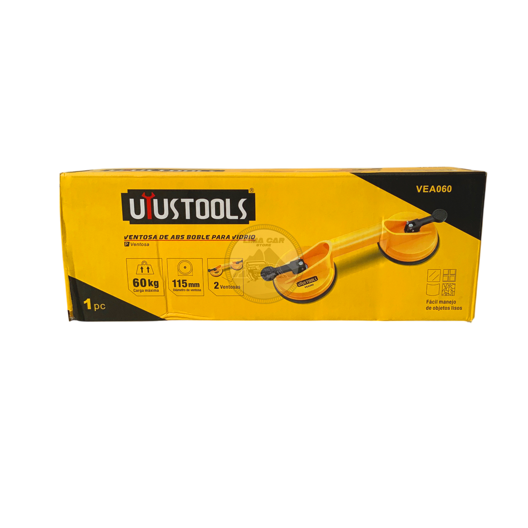 VENTOSA DOBLE CHUPON PARA CARGAR VIDRIO PISOS HASTA 60 KG ABS - 3