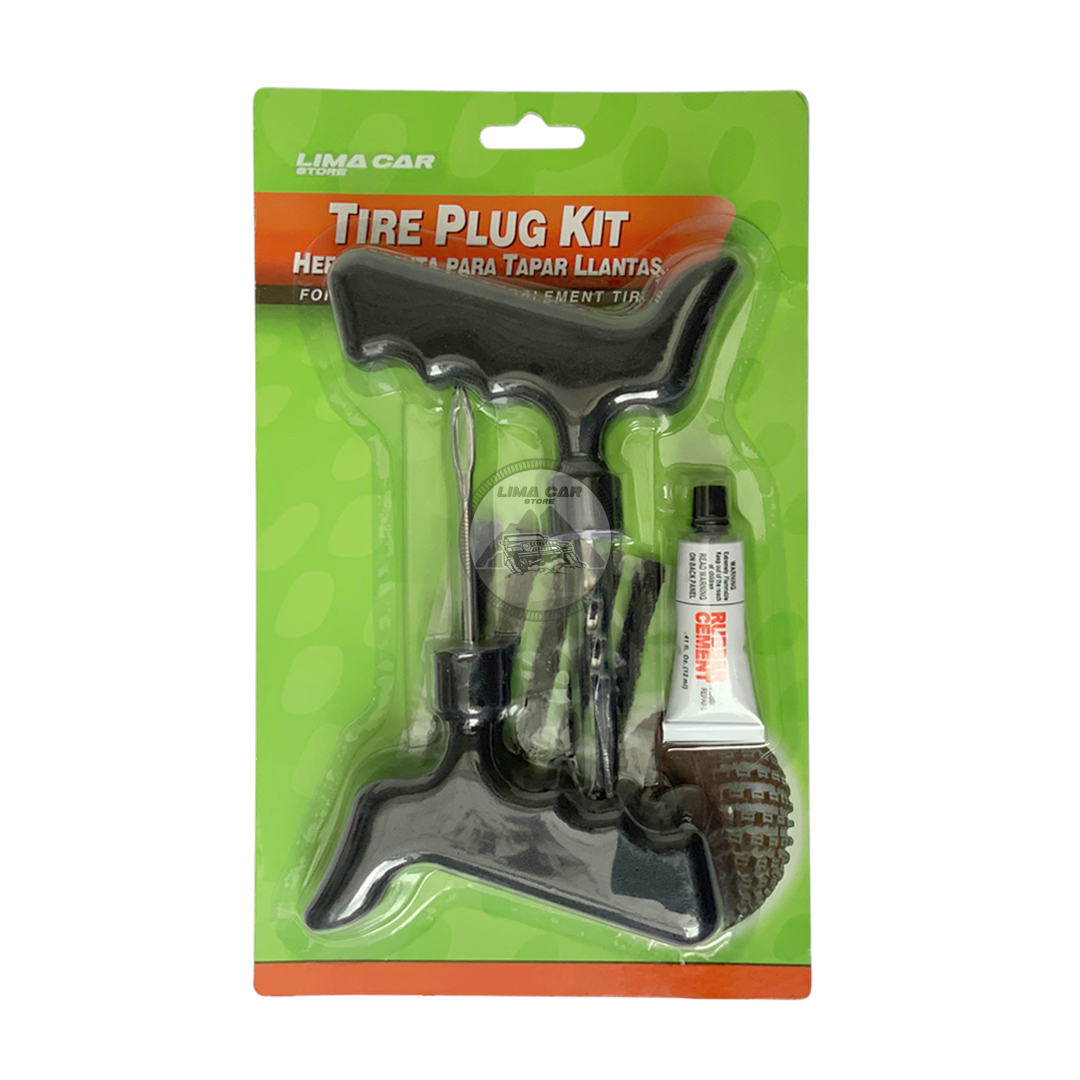 KIT DE REPARACIÓN NEUMÁTICOS PARCHES LLANTAS AUTO CAMIONETA MOTO - 3