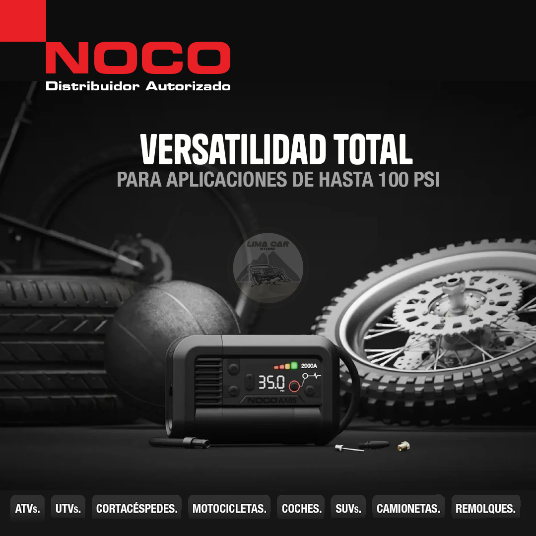 ARRANCADOR DE BATERÍA + COMPRESOR DE AIRE NOCO AX65 - 3