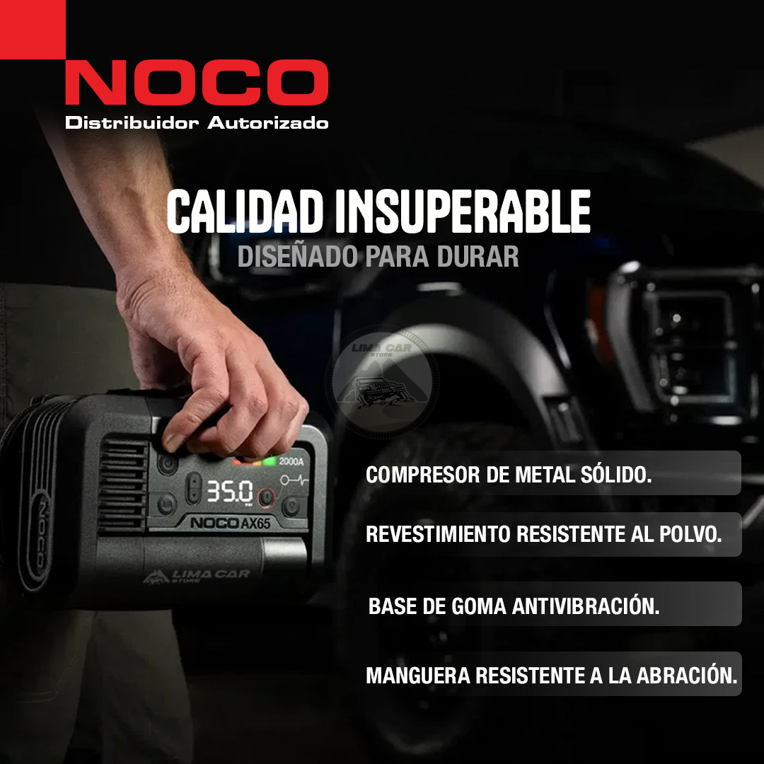 ARRANCADOR DE BATERÍA + COMPRESOR DE AIRE NOCO AX65 - 5