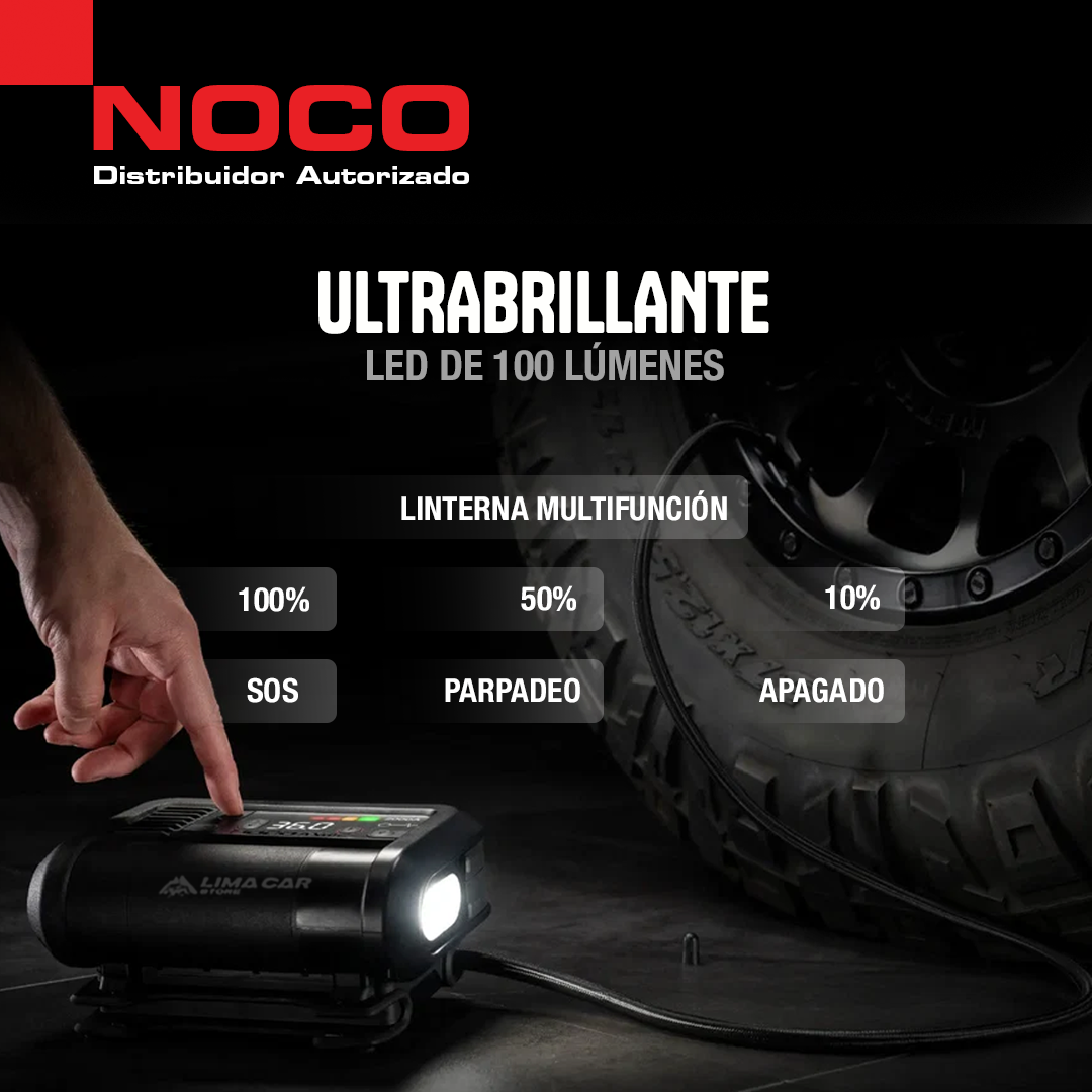 ARRANCADOR DE BATERÍA + COMPRESOR DE AIRE NOCO AX65 - 9