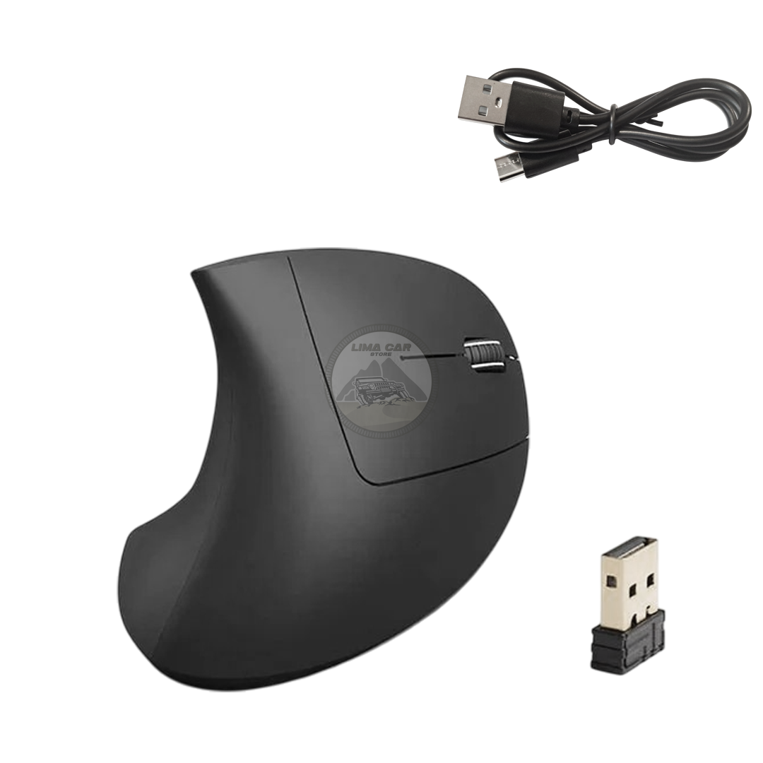 MOUSE VERTICAL ERGONÓMICO INALÁMBRICO USB 3.0 RECARGABLE - 2