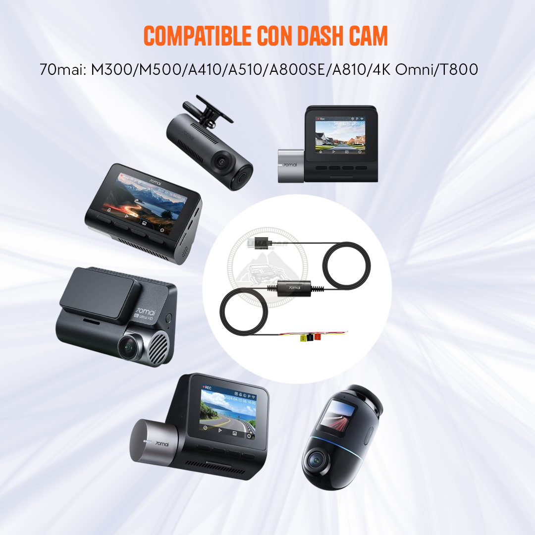 Kit de Cableado Up03 70mai Hardwire para Dashcam Auto/camioneta - 3