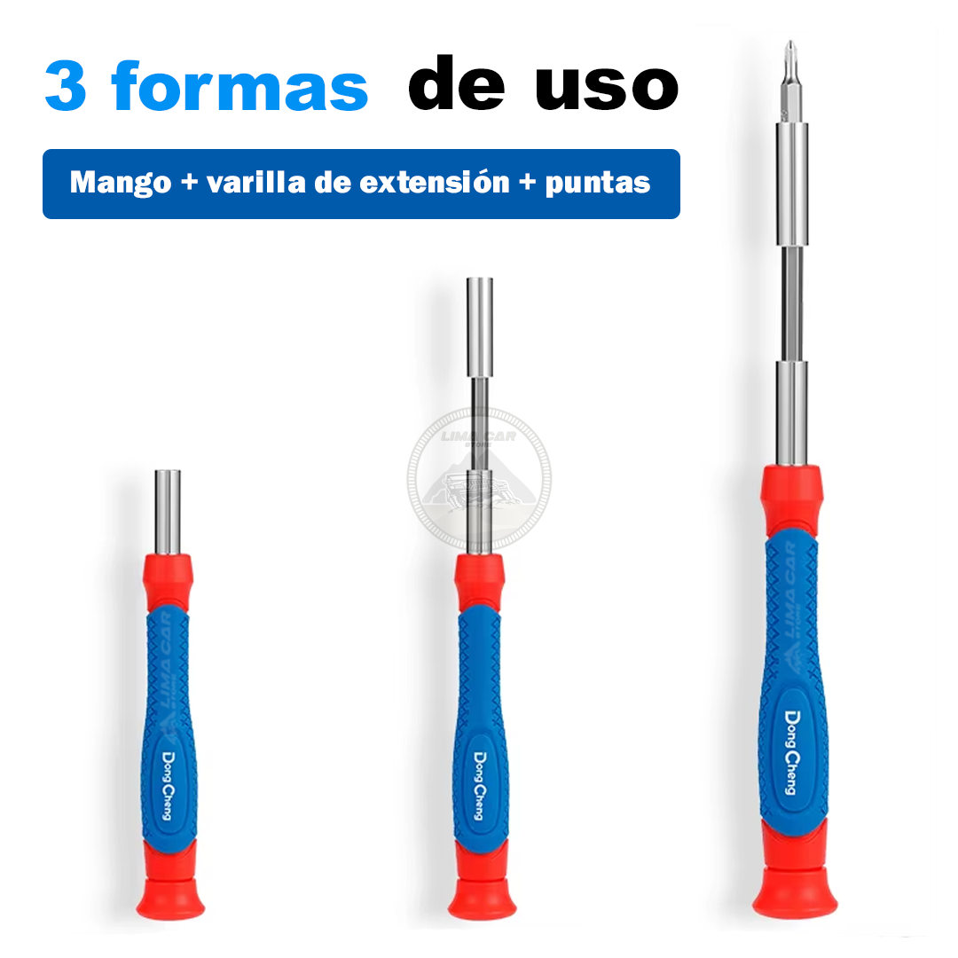 JUEGO DESTORNILLADORES 37 EN 1 PRECISIÓN MAGNÉTICO DONG CHENG - 3