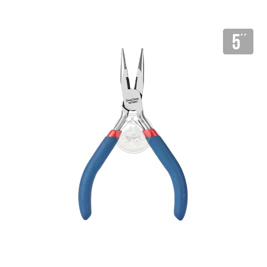 ALICATE DE PINZA PUNTA LARGA 5' MANGO ERGONÓMICO DONG CHENG - 1