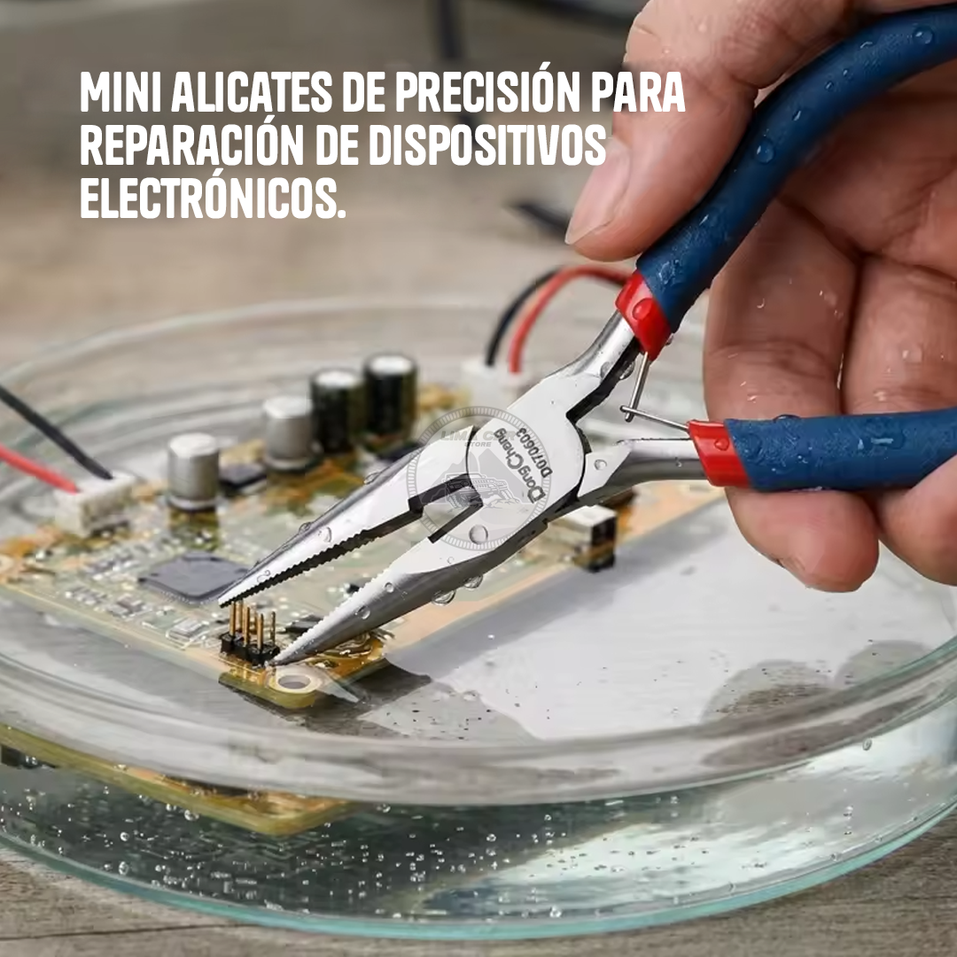 ALICATE DE PINZA PUNTA LARGA 5' MANGO ERGONÓMICO DONG CHENG - 3