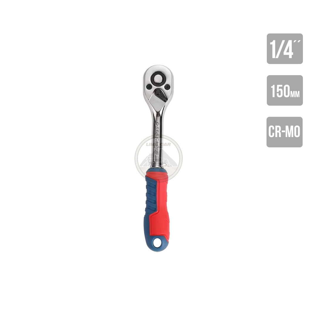 RATCHET 1/4” CON BOTÓN EXPULSOR CR-MO DONG CHENG - 1