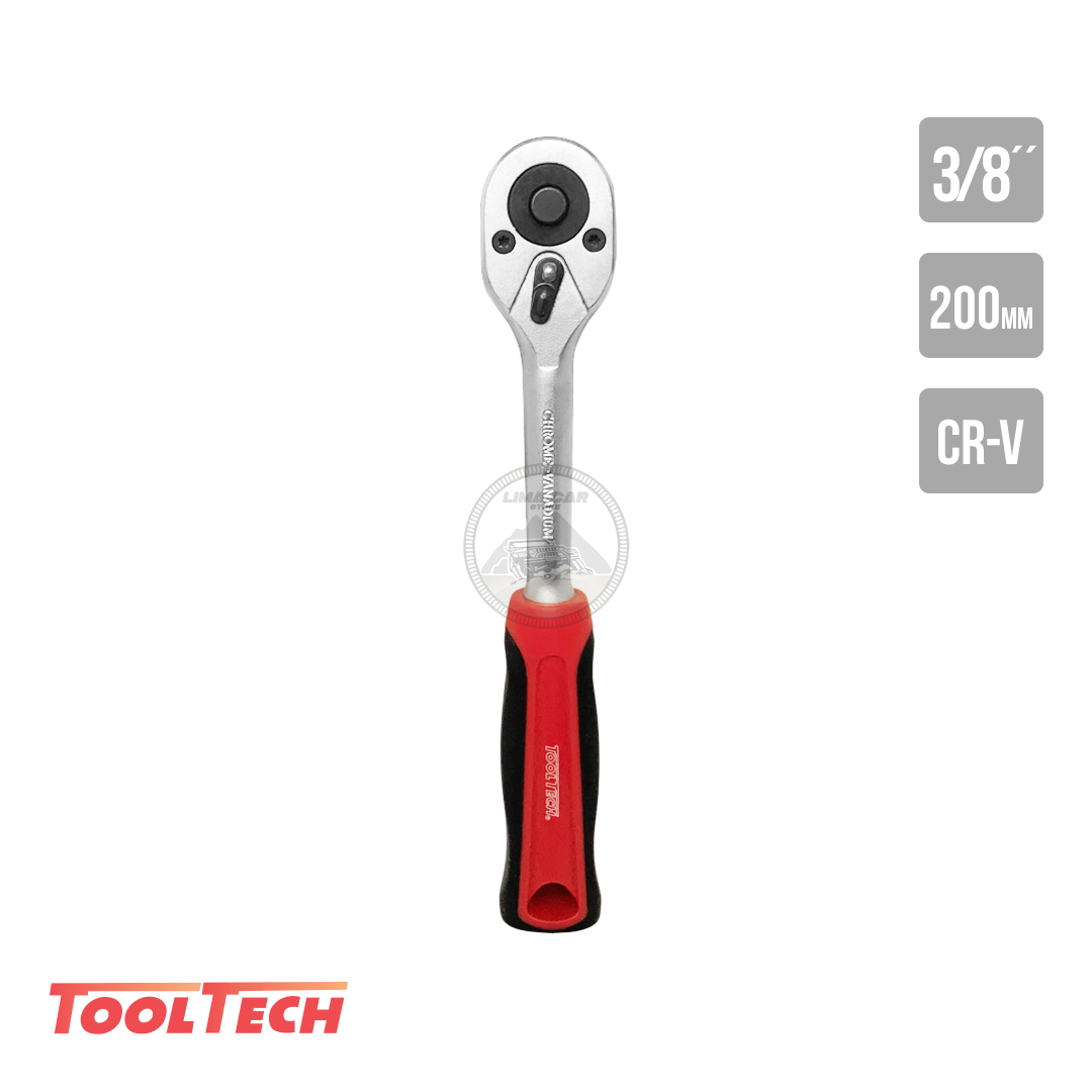 RATCHET PROFESIONAL 3/8' 20CM CON EXPULSOR DE DADOS TOOLTECH - 1