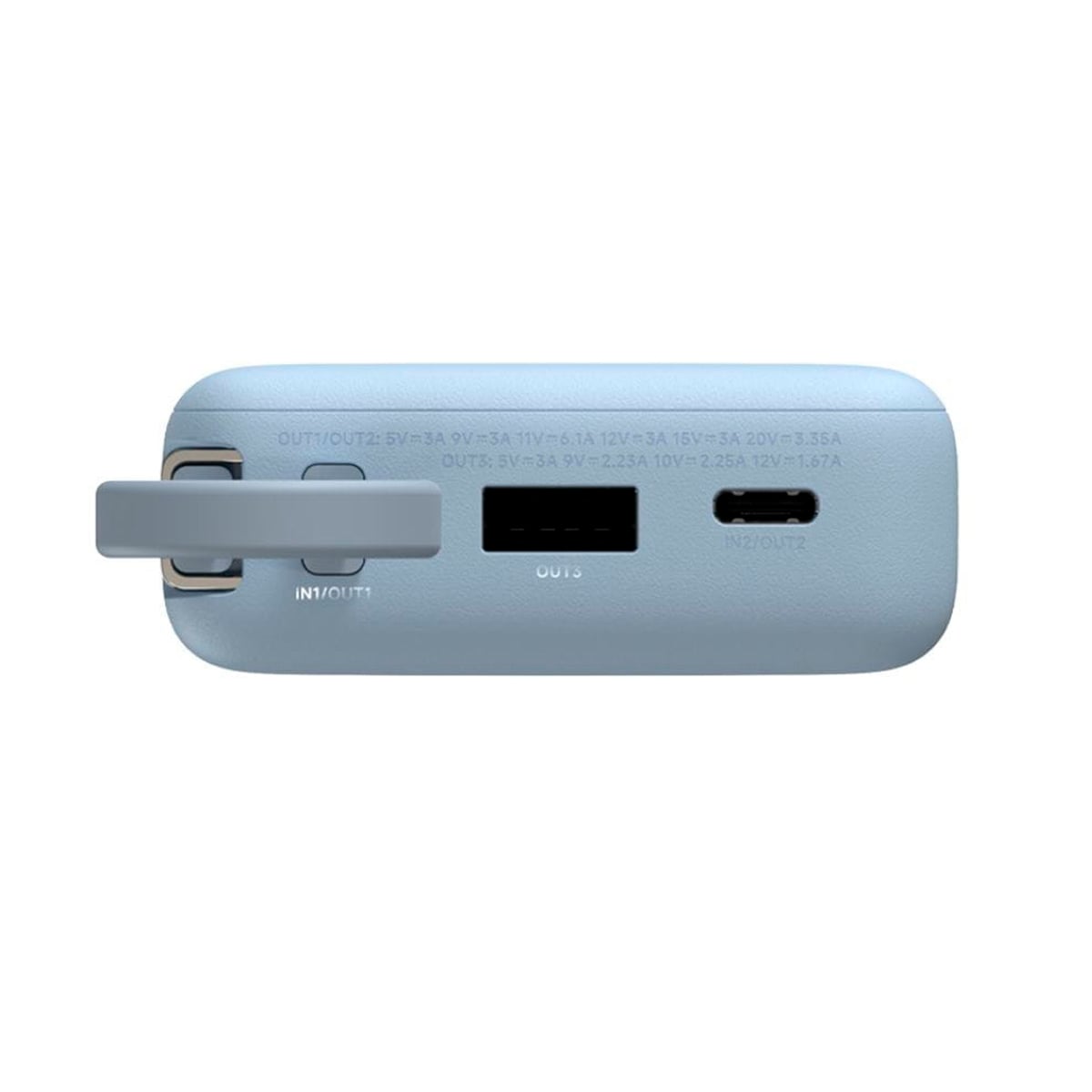 XIAOMI POWER BANK 10000 (67W) CON CABLE INTEGRADO - AZUL - 3