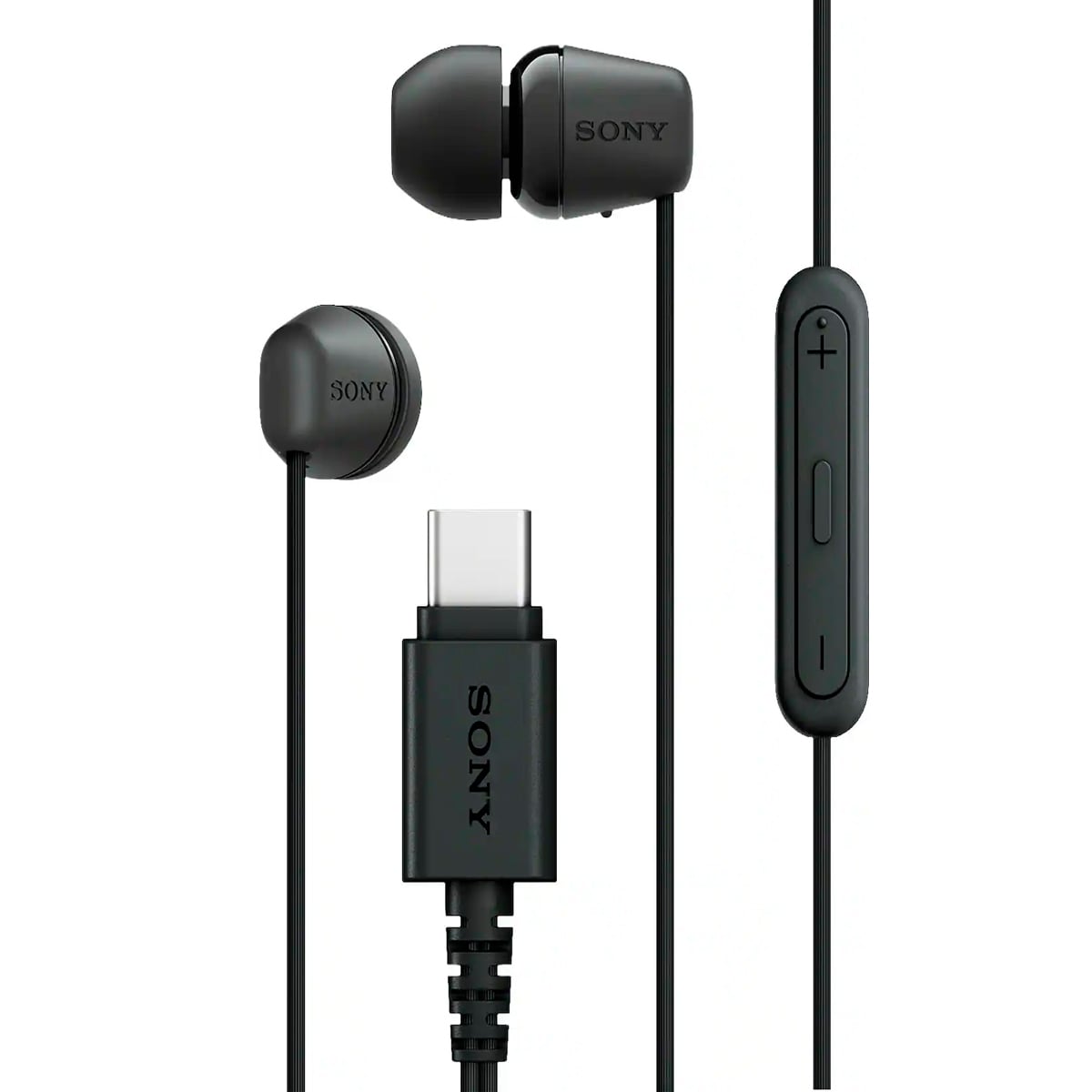 AUDÍFONOS INTERNOS USB-C CON CABLE IER-EX15C - NEGRO - 1