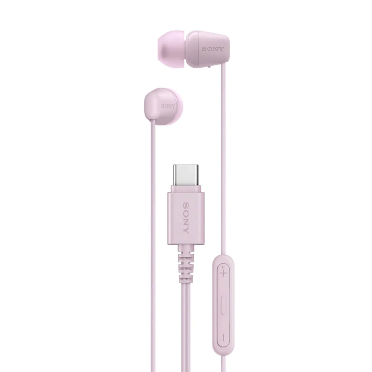 AUDÍFONOS INTERNOS USB-C CON CABLE IER-EX15C - ROSA - 1