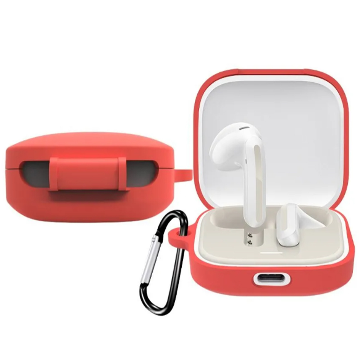 AUDIFONOS REDMI BUDS 6 ACTIVE BLANCO + CASE PROTECTOR ROJO - 5