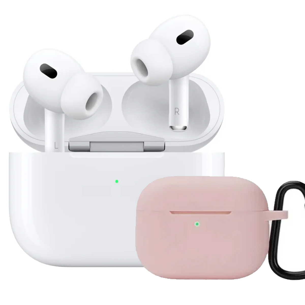 AUDÍFONOS BLUETOOTH PRO 2DA GENERACIÓN + CASE ROSA - 1