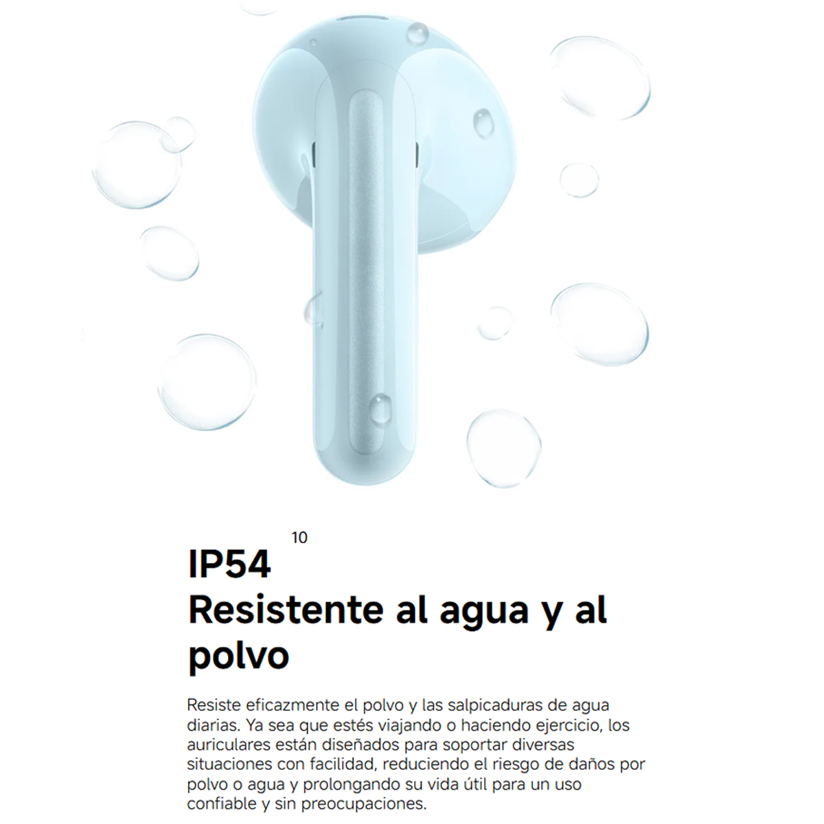 REDMI BUDS 8 ACTIVE BLUE CON MICRÓFONO AI BATTERY 37HR - 6