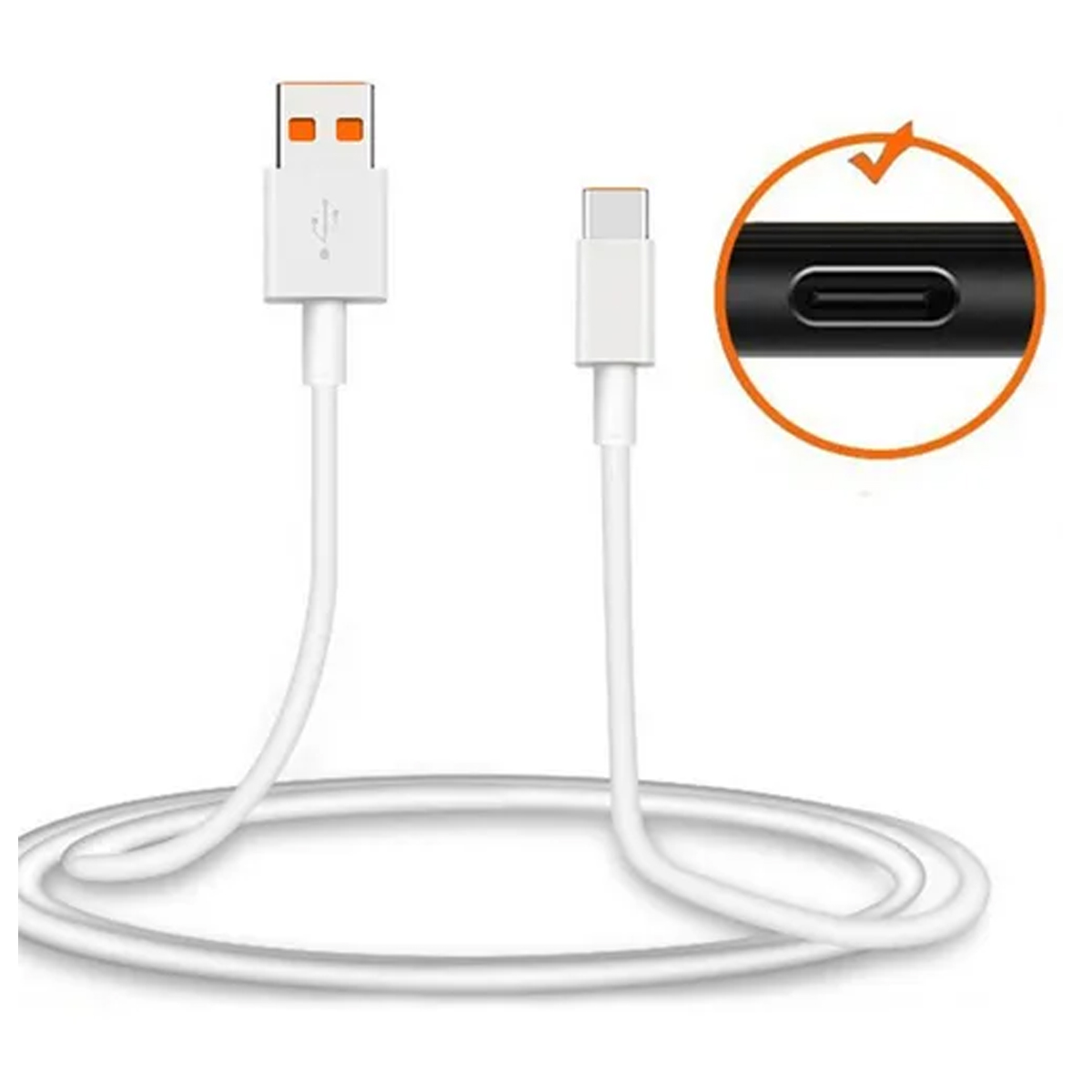 X2 CABLE 6A CARGA RÁPIDA COMPATIBLE CON 33W, 67, 120W BLANCO - 4