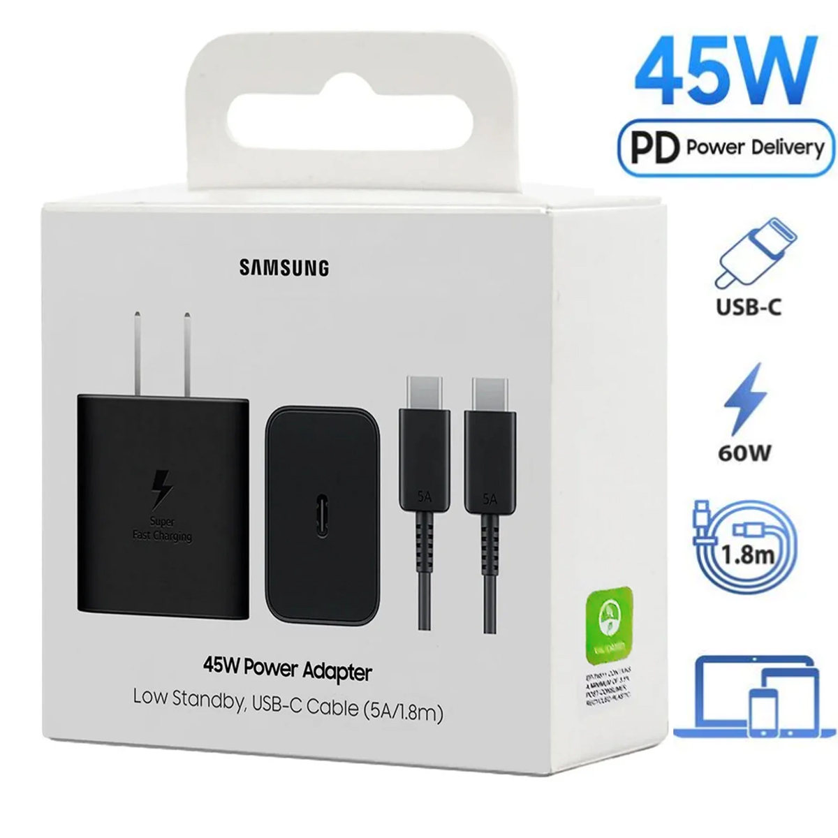 CARGADOR SAMSUNG 45W PARA GALAXY S24 ULTRA CARGA RÁPIDA OFERTA - 6