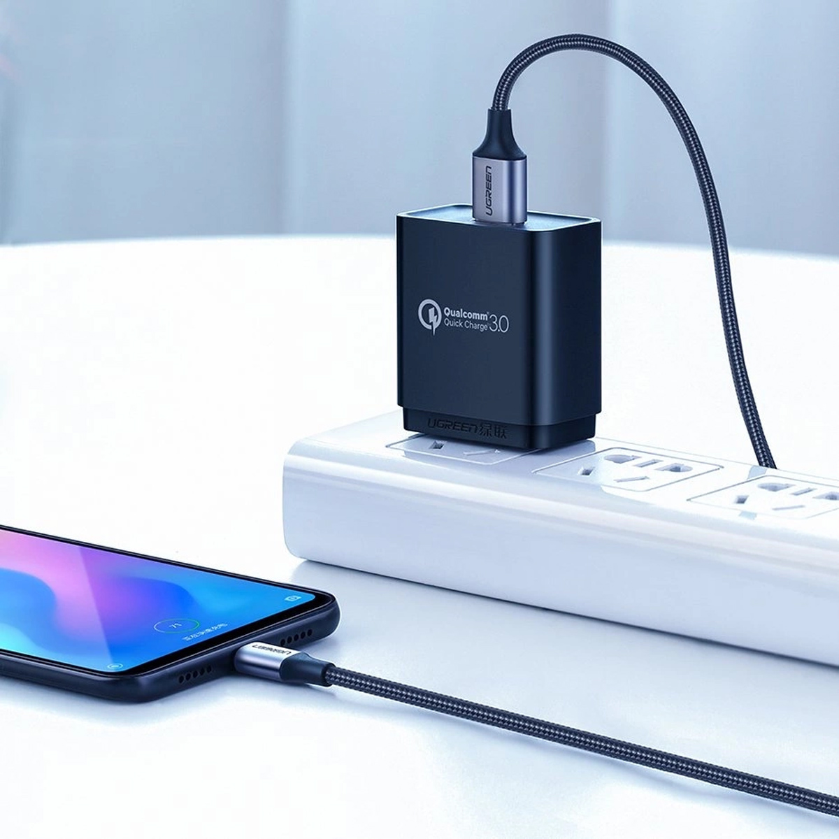 UGREEN CABLE USB A - USB TYPE C QUICK CHARGE CABLE 3A 2M - 3