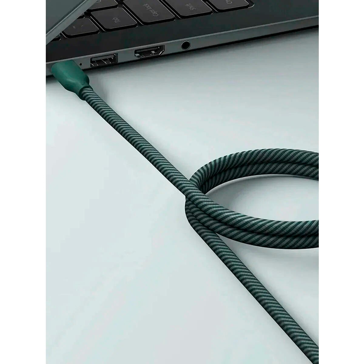 XIAOMI CABLE 6A BRAIDED MAGNETIC TIPO C TO C 1M VERDE - 3