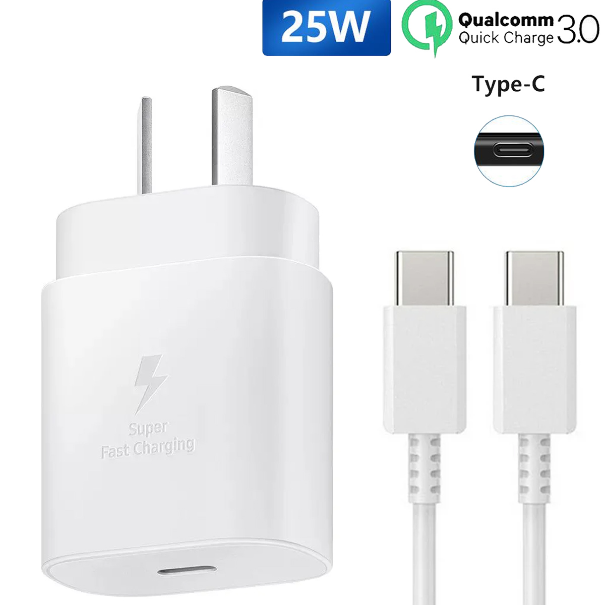 CARGADOR 25W SAMSUNG EP-TA800 BLANCO - 2