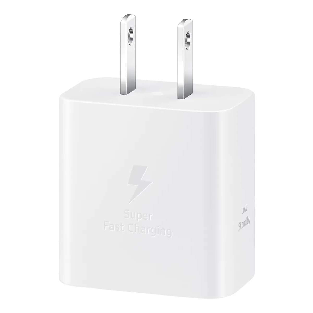 PACK X2 CARGADOR DE PARED 25W GAN SIN CABLE BLANCO - 5