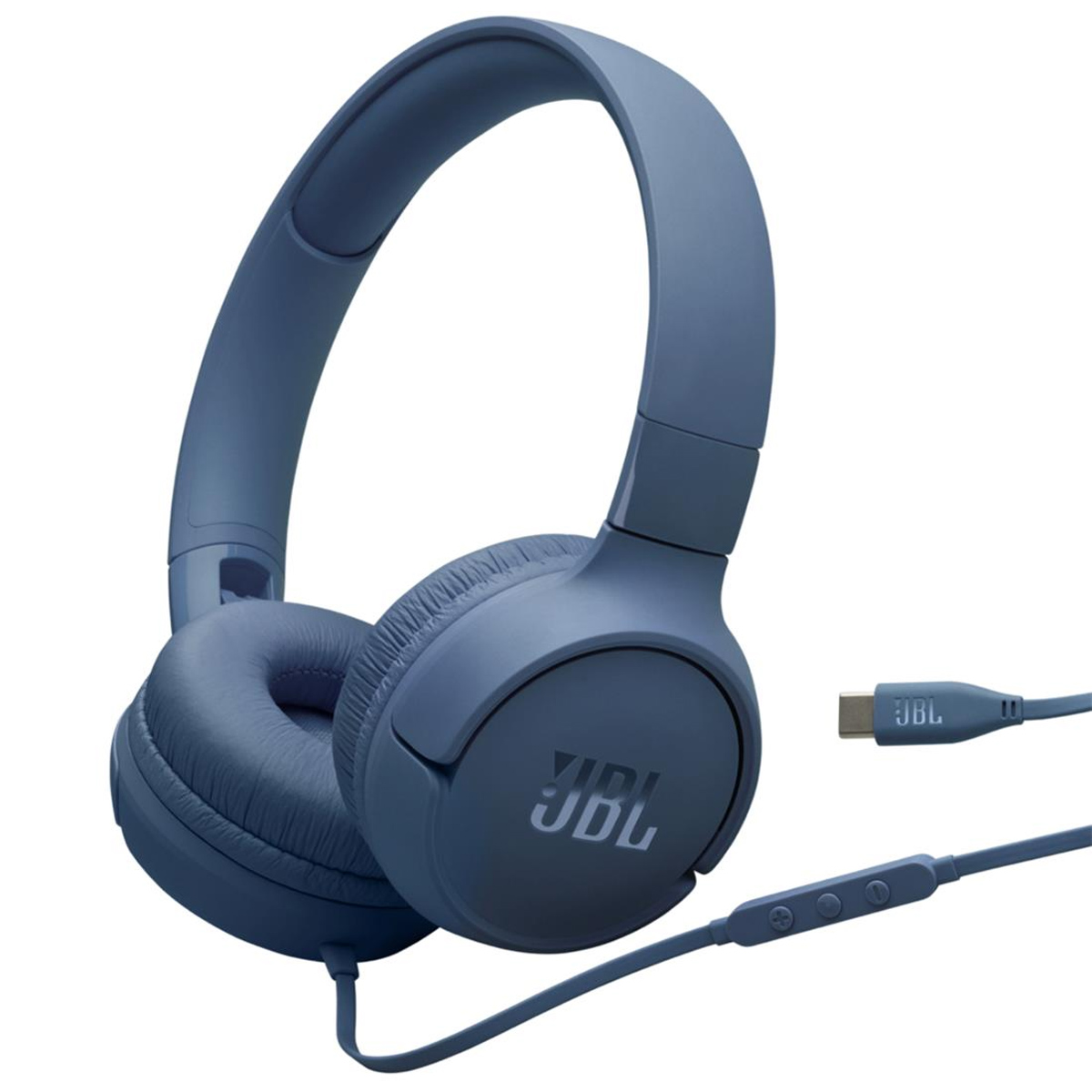 AUDIFONOS JBL TUNE 520C CON CONECTOR TIPO-C - AZUL - 1