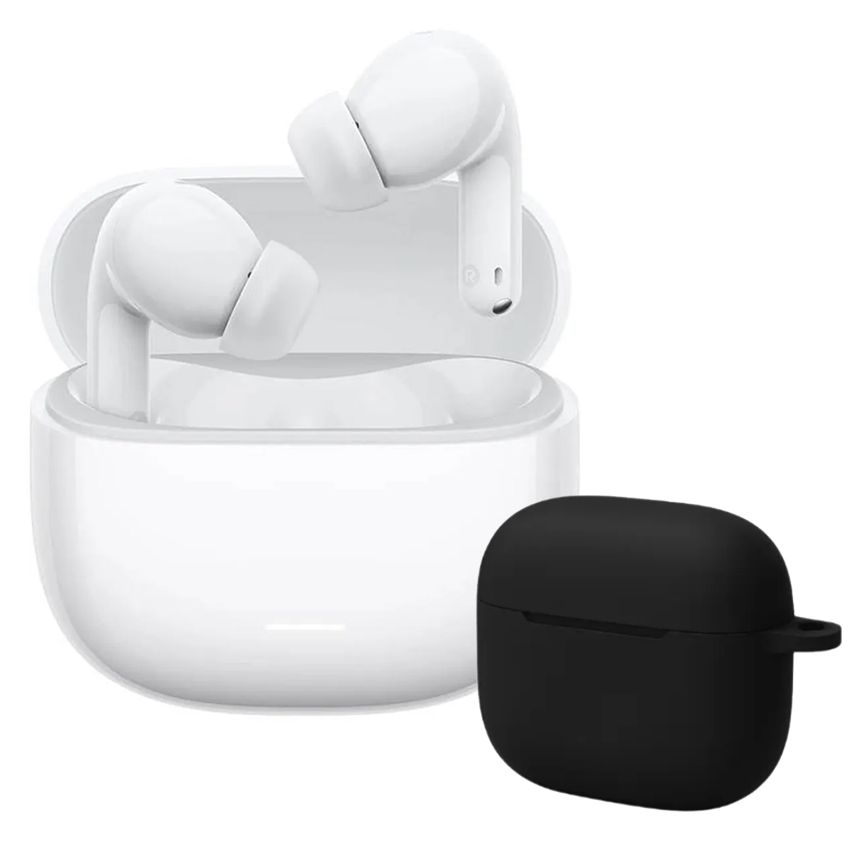 AUDIFONOS REDMI BUDS 8 LITE BLANCO + CASE PROTECTOR NEGRO - 1