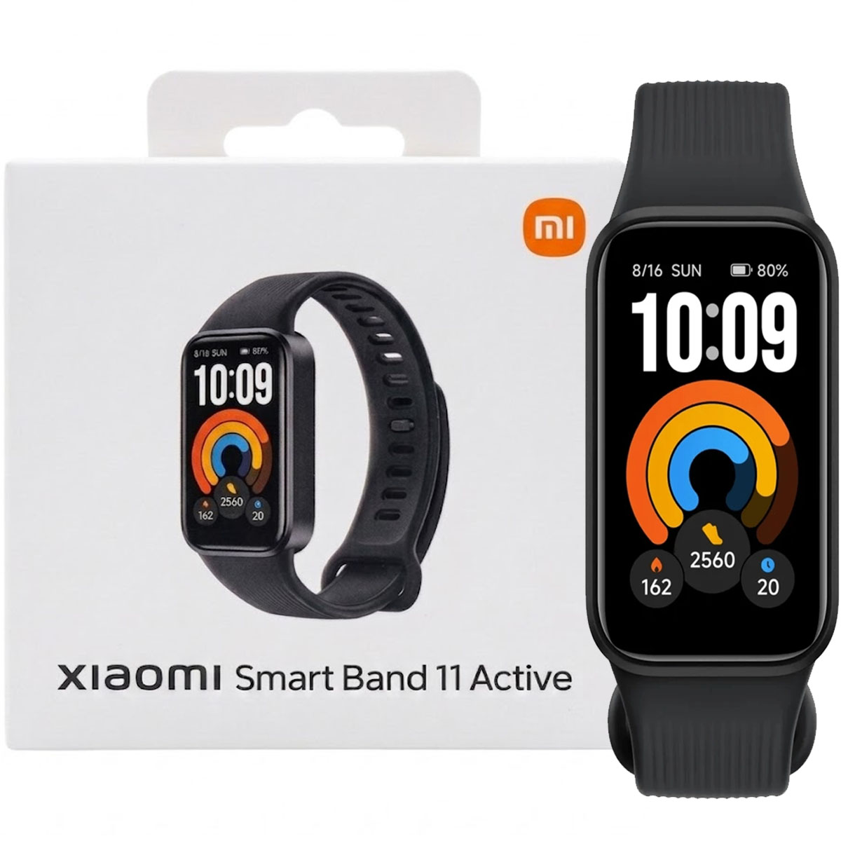 PULSERA XIAOMI SMART BAND 11 ACTIVE BLUETOOTH 5.3 - NEGRO - 1