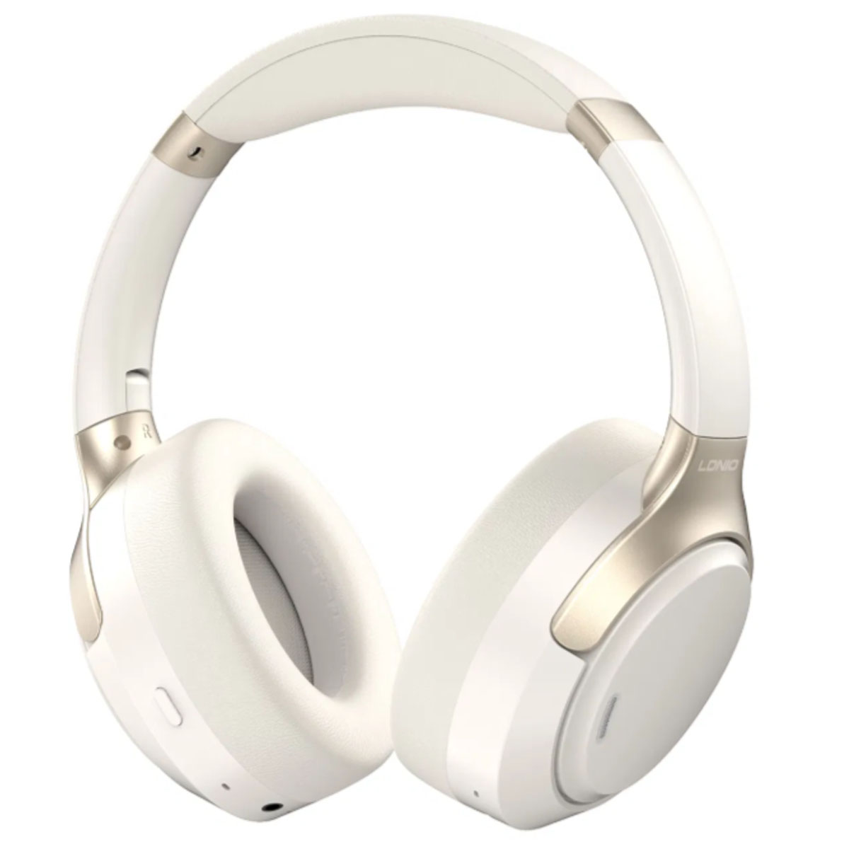 AUDÍFONOS INALÁMBRICOS LDNIO H02 ANC BLUETOOTH 5.4 HIFI 49H BATERÍA - BLANCO - 1