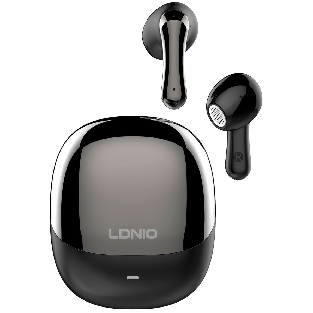 AUDÍFONOS INALÁMBRICOS LDNIO T15 BLUETOOTH TWS SONIDO HI-FI 30H - NEGRO - 3