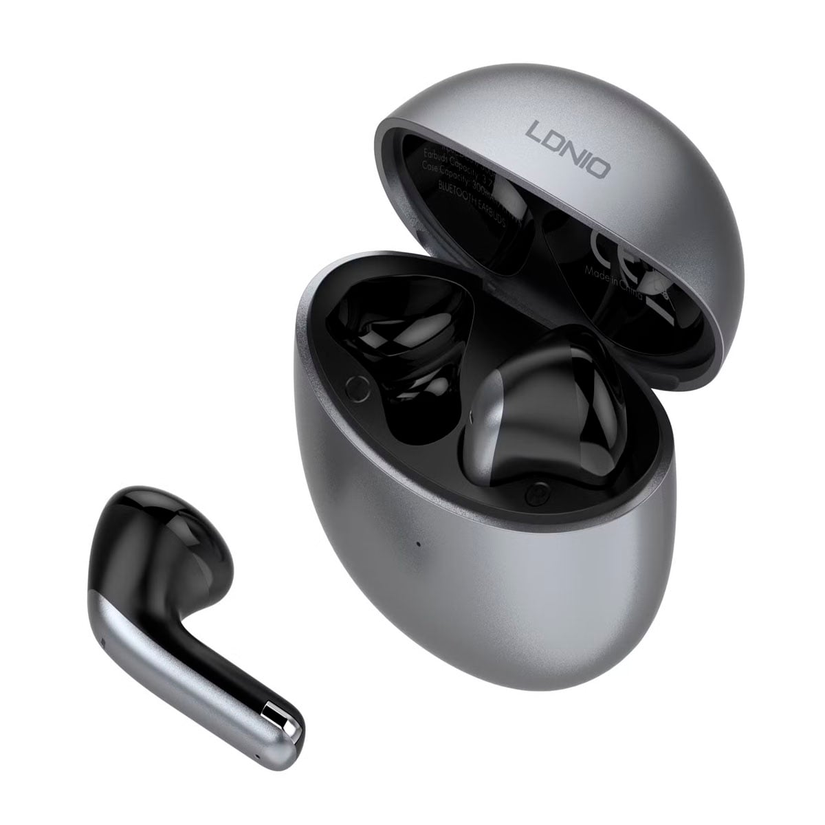 AUDÍFONOS BLUETOOTH LDNIO T10 CON CANCELACIÓN DE RUIDO ENC - NEGRO - 2