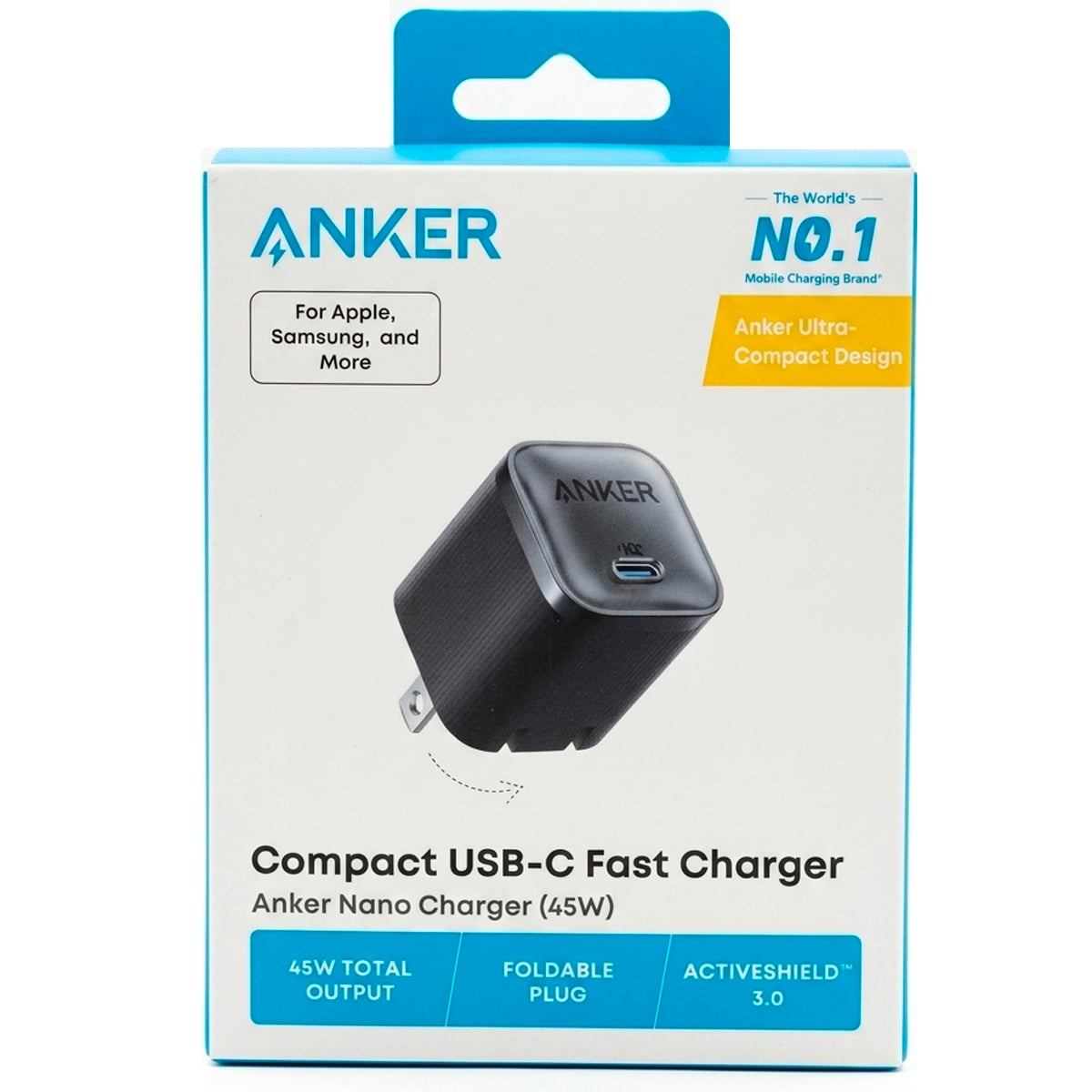 CARGADOR ANKER 45W GAN + CABLE TIPO C PARA IPHONE 16, 17 SAMSUNG IPAD - 2