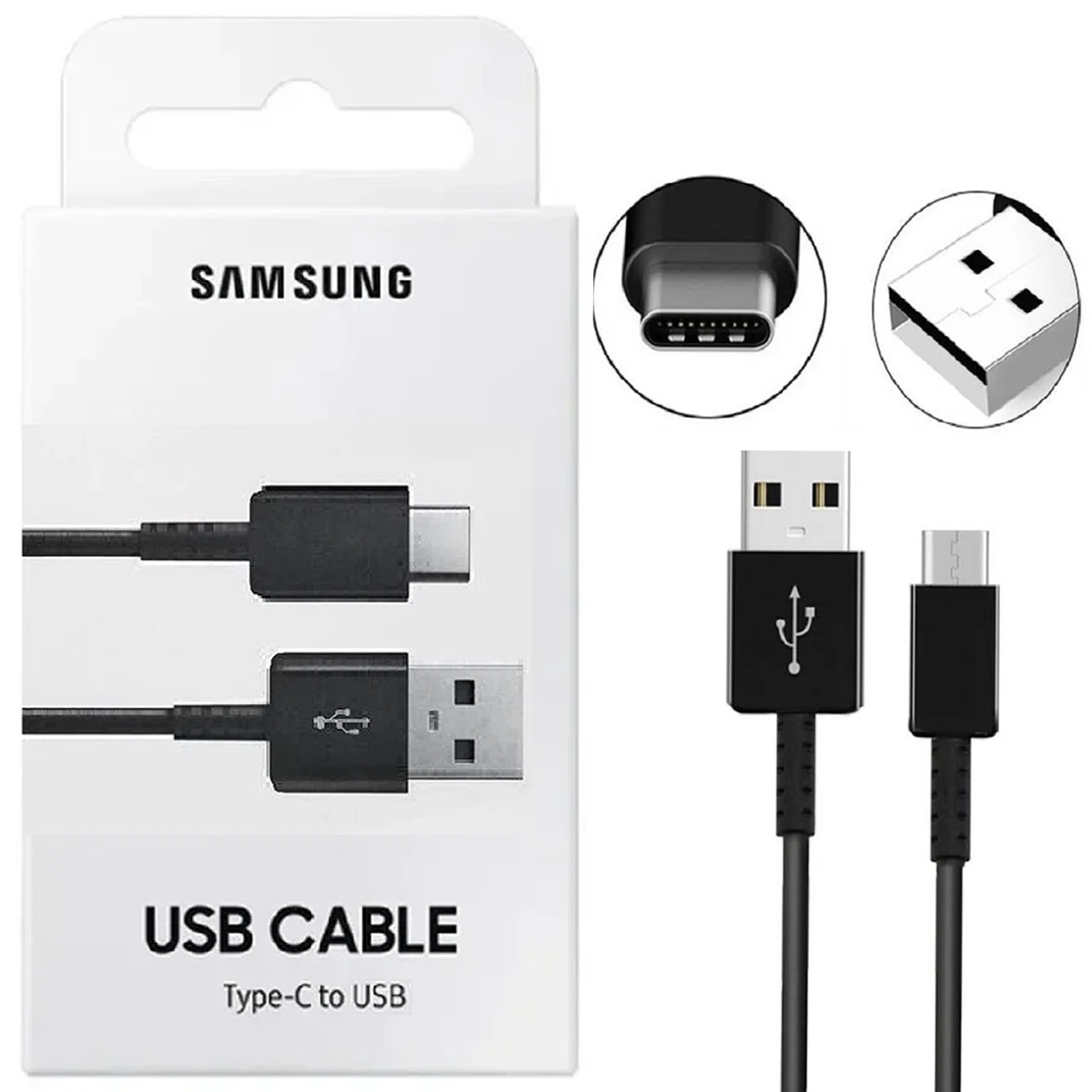 CABLE SAMSUNG USB-C CARGA RÁPIDA - BLACK - 3