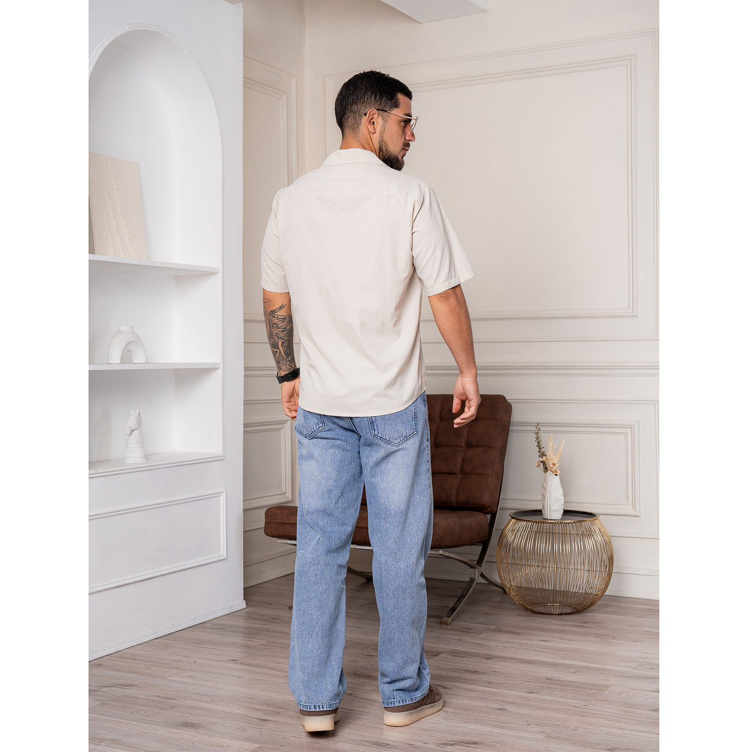 CAMISA MANGA CORTA CASUAL DE HOMBRE - 2