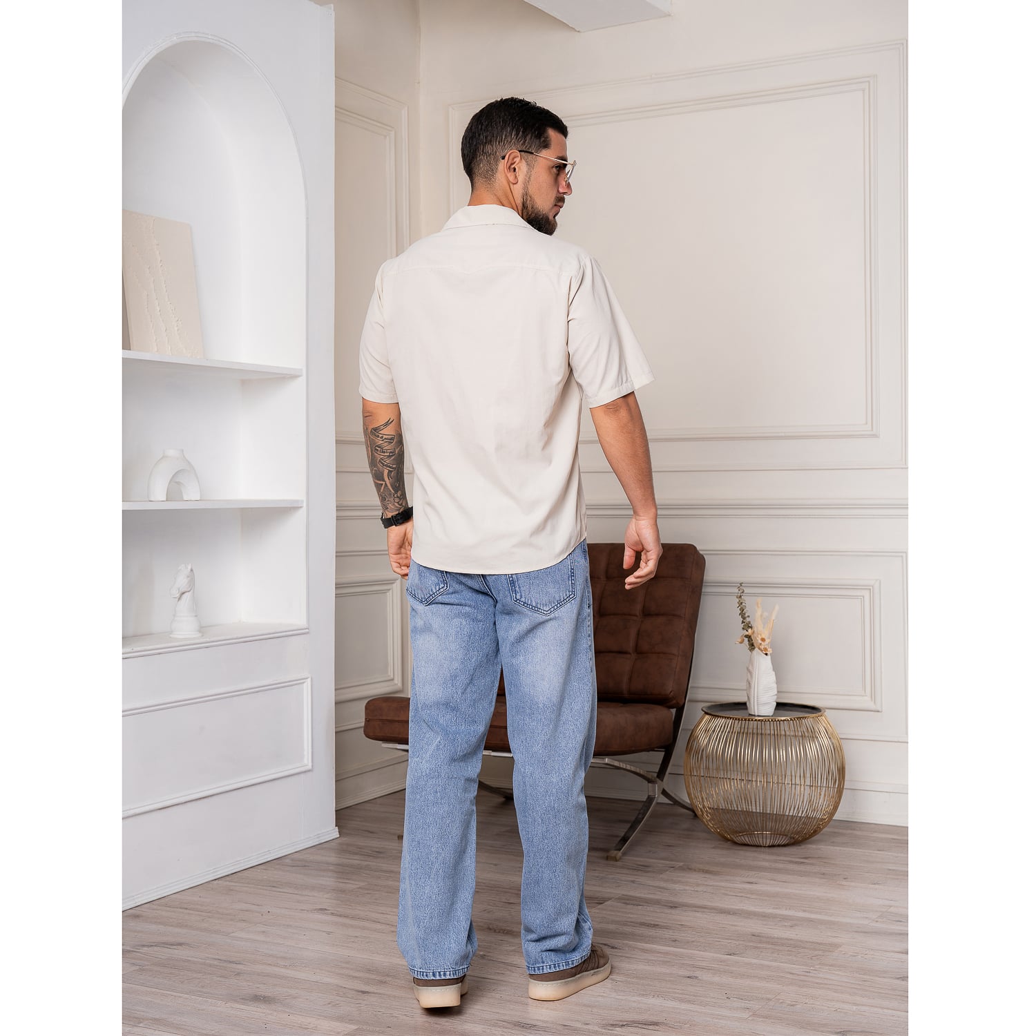 CAMISA MANGA CORTA CASUAL DE HOMBRE - 2