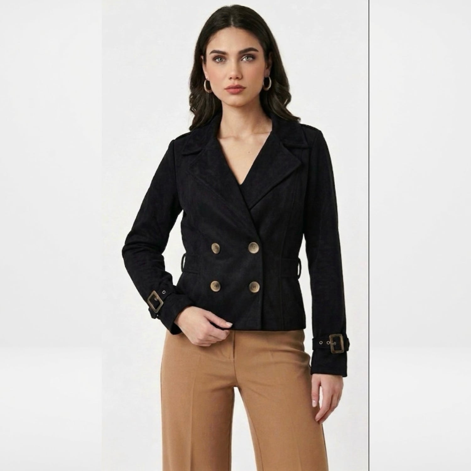 CONJUNTO CASUAL MUJER SUEDE - 2