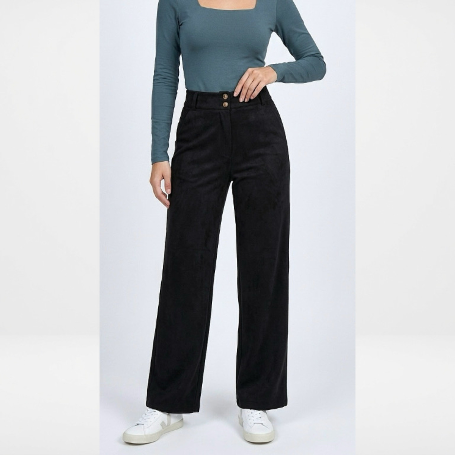 CONJUNTO CASUAL MUJER SUEDE - 4