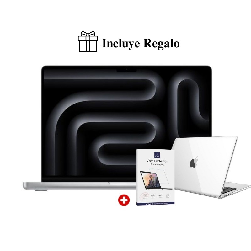 MACBOOK PRO 14″ M5 16GB RAM + 512GB SSD (TECLADO INGLES) - SILVER + REGALO - 1