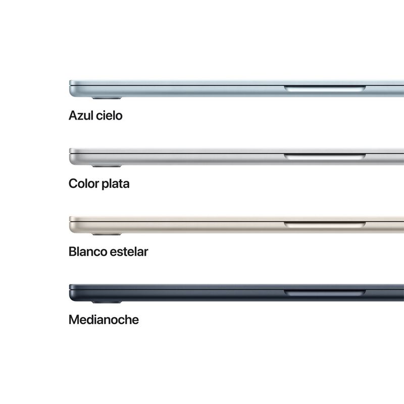 APPLE MACBOOK AIR 15” M5 16GB RAM + 512GB SSD – (TECLADO INGLÉS) - 2