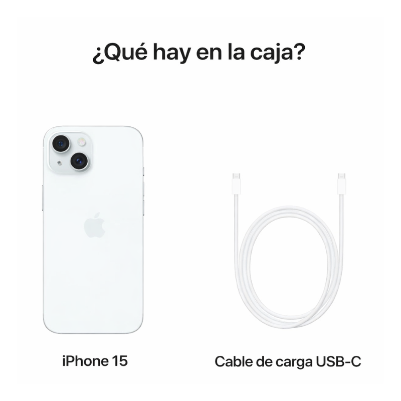 IPHONE 15 128GB  ( CHIP FISICO )  - AZUL - 7