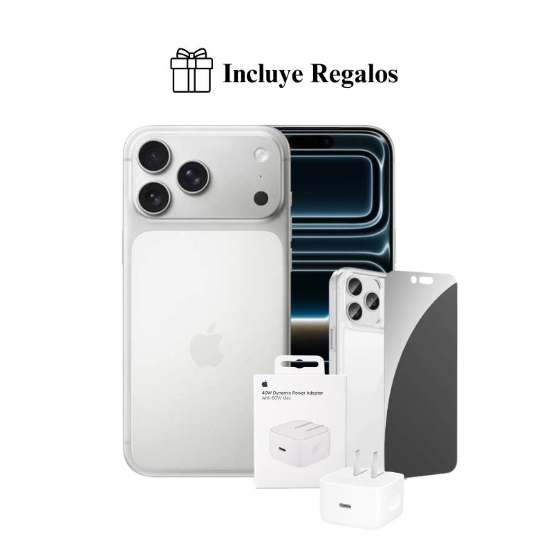 APPLE IPHONE 17 PRO MAX 512GB (ESIM) + CUBO DE 40W + REGALO - 1