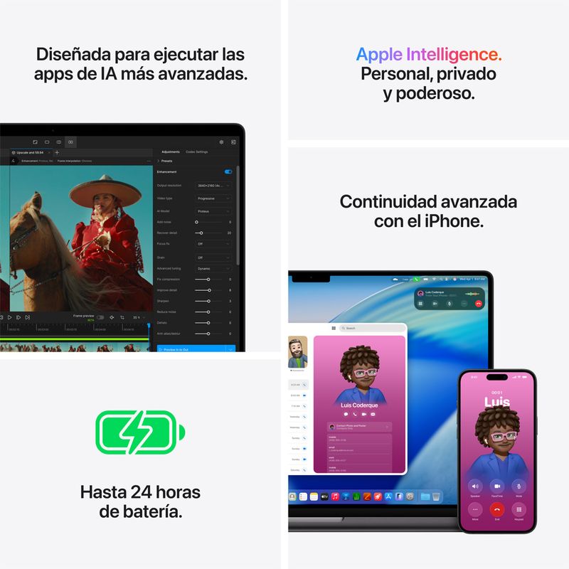MACBOOK PRO 16” ( M5 PRO ) 24GB/1TB - ( Teclado Ingles ) SPACE BLACK - 6